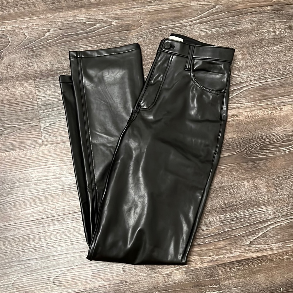 Curve Love Vegan Leather Pants